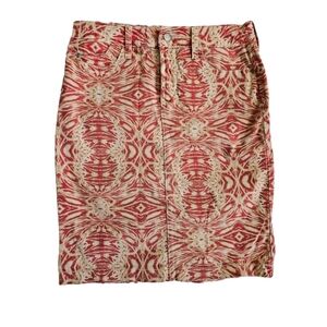 NYDJ jean animal print skirt. 4